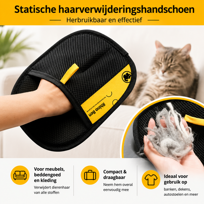 PawSwipe™ Herbruikbare Handschoen voor Huisdierhaar